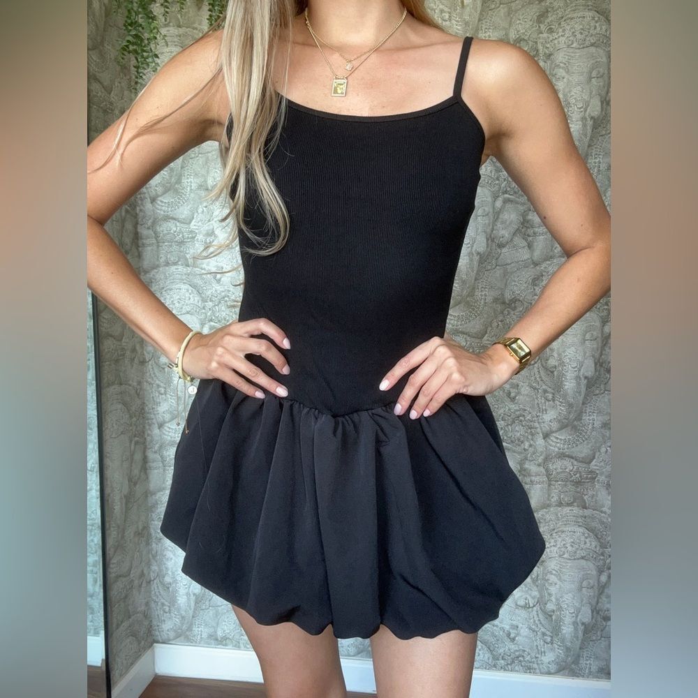 GLG Good Luck Gim Mini Bubble Women’s Dress Black (Size S)